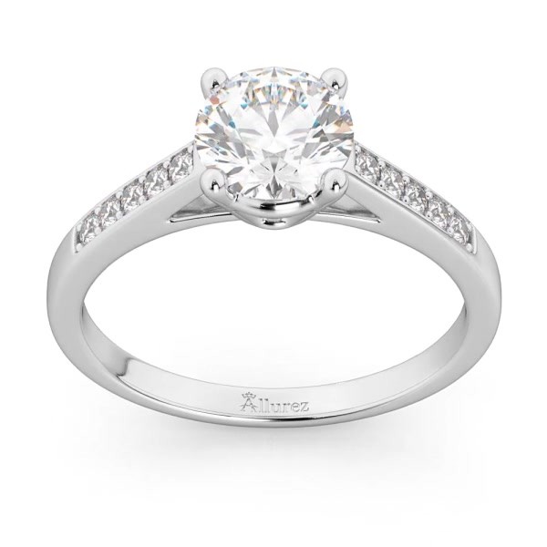 SOLITAIRE LADIES RING 0.20CT PRINCESS DIAMOND 14K WHITE GOLD SOLITAIRE LADIES RING 0.20CT PRINCESS DIAMOND 14K WHITE GOLD